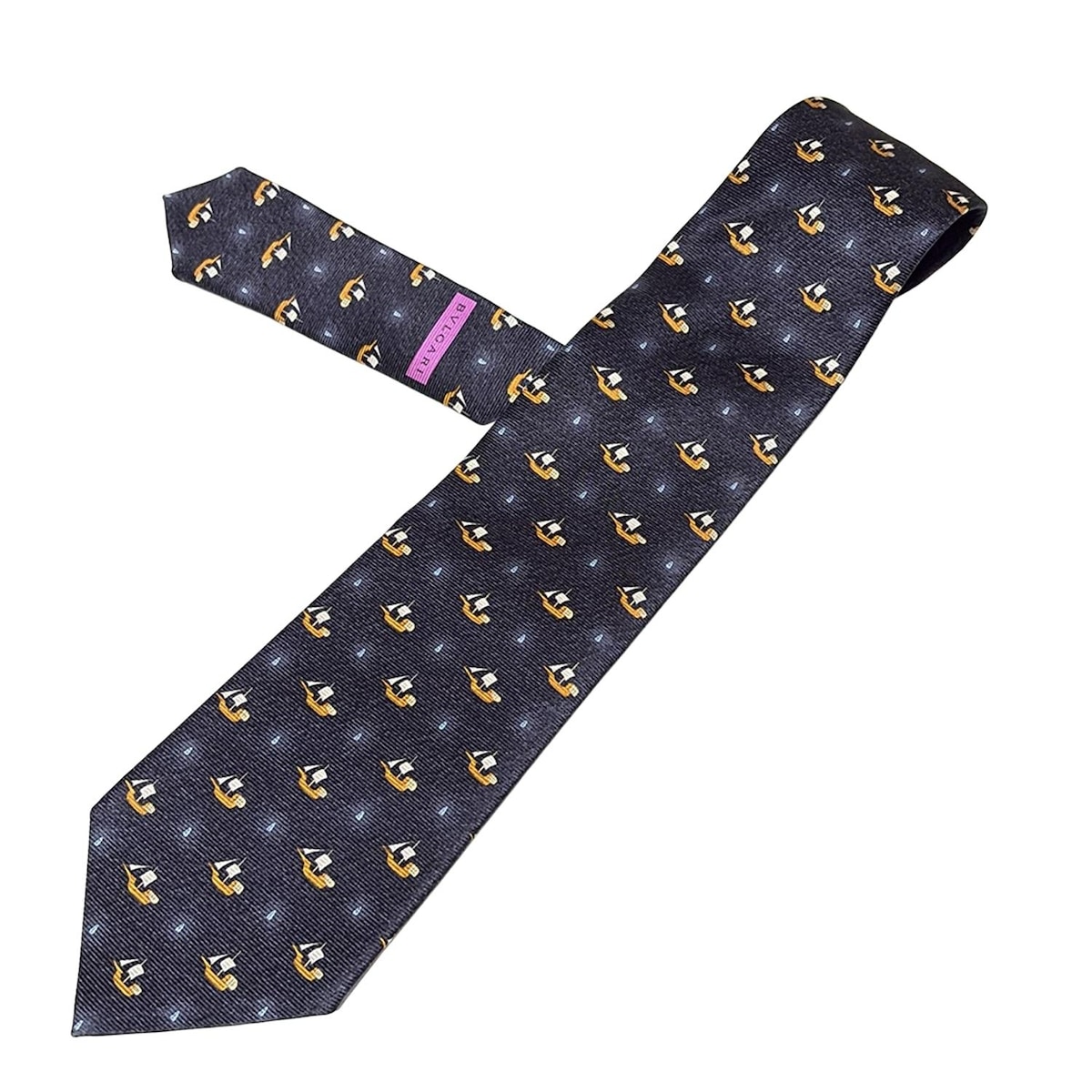BVLGARI ネクタイ Bロゴ刺繍 ダークブルー、ネイビー ブルガリ 楽天市場】【未使用品】BVLGARI ブルガリ セブンフォールド