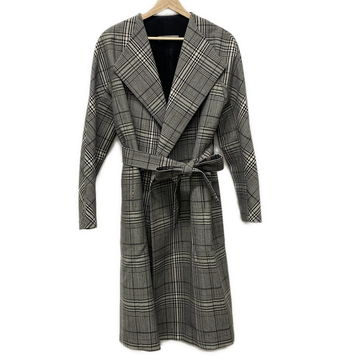 セオリーリュクス LUCCA LORENA スプリングコート 38 ライトグレー