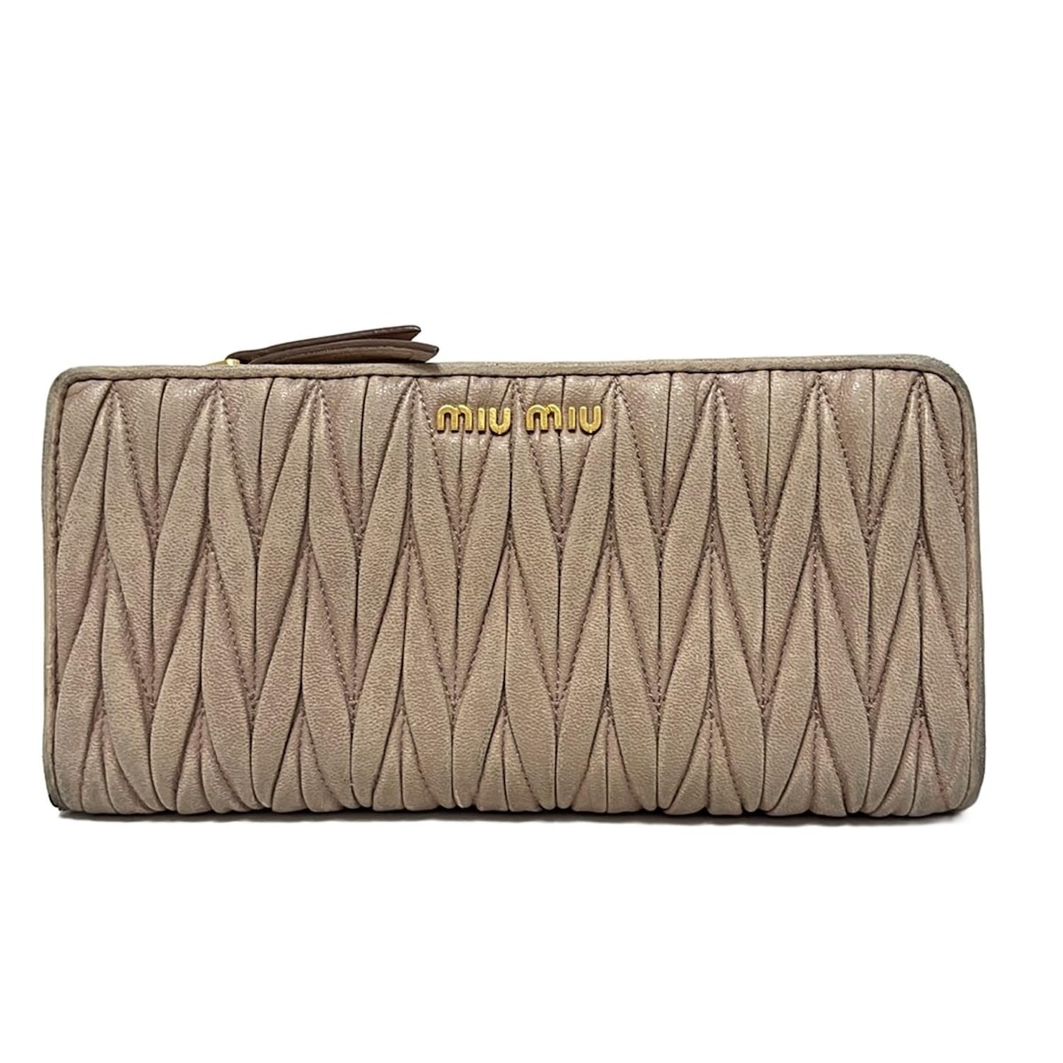 ミルミル　CÉLINE ベージュ レザー 長財布 ミルミル様専用 CÉLINE ベージュ レザー 長財布 - メルカリ