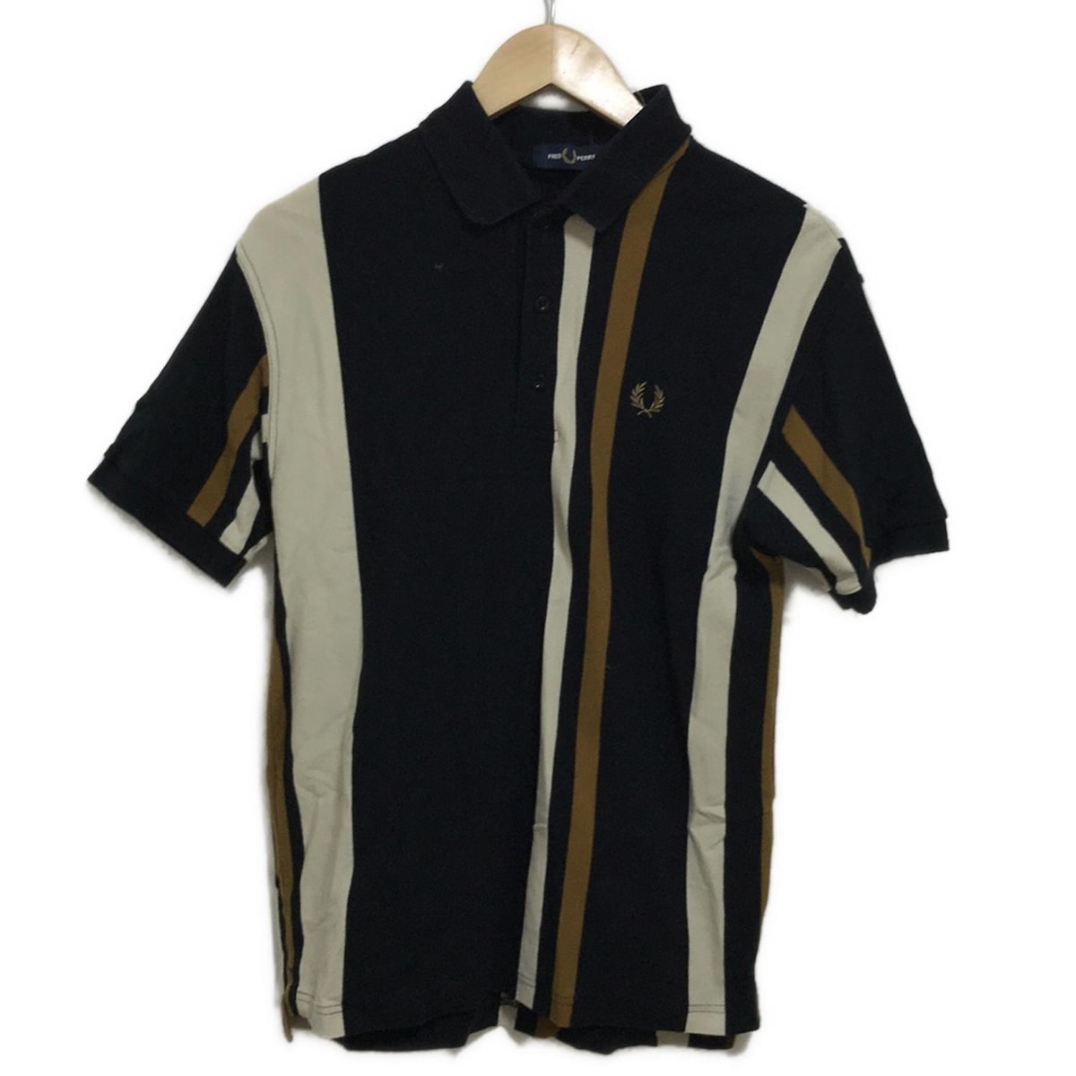 【良品】フレッドペリー　フットボールカラーシャツ　ポロシャツ　半袖　黒 楽天市場】FRED PERRY(フレッドペリー) サイズ:XL FOOTBALL