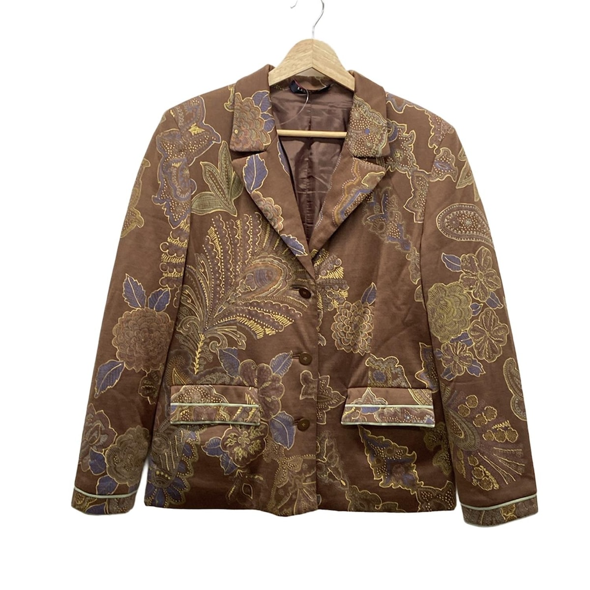 ◾️【中古】LEONARDレオナール マルチカラー ジャケット サイズ：M LEONARD レオナール FASHION ファッション 国内正規品 フラワー