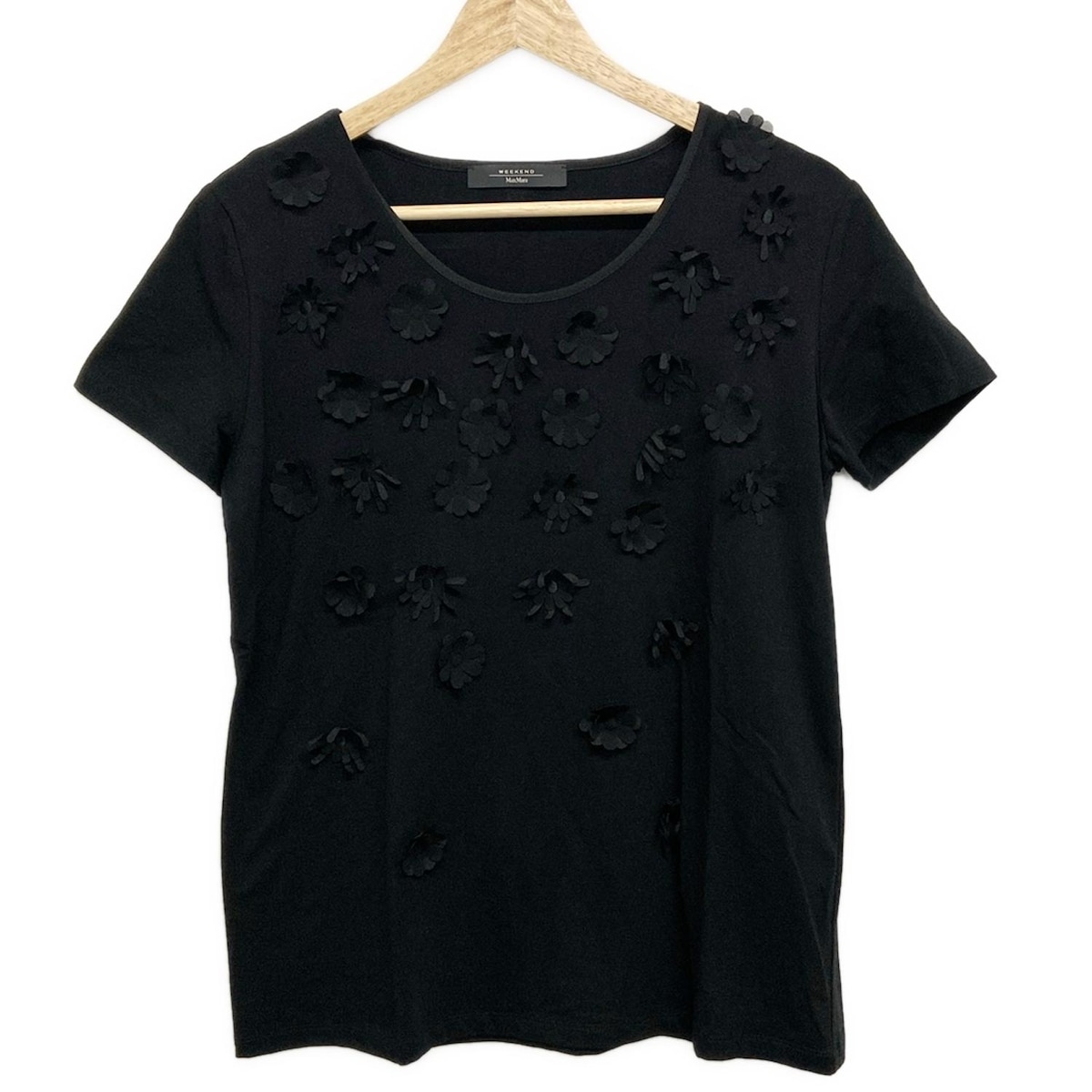 Max Mara - 【姫路東店】 中古 MAX MARA | マックスマーラ 半袖Ｔシャツ ARIS 2399760239600 ブラック サイズ：S 【112】 Max Mara - 【姫路東店】 中古 MAX MARA | マックスマーラ 半袖