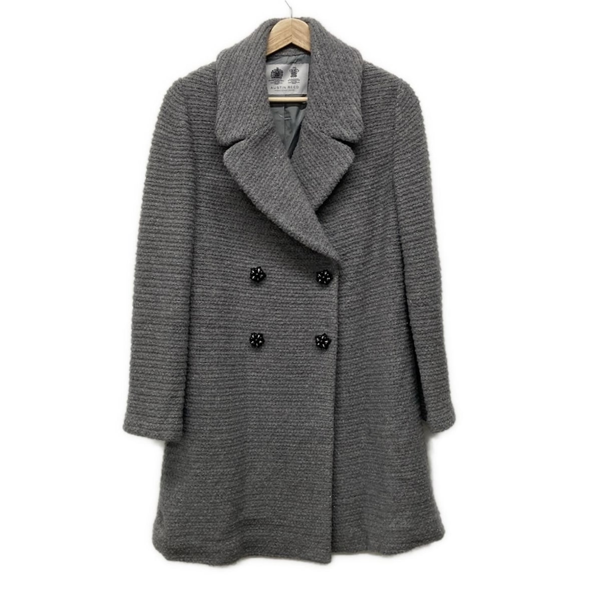 楽天市場】【中古】ORIMIアニマル柄 ナポレオンコート ホワイト