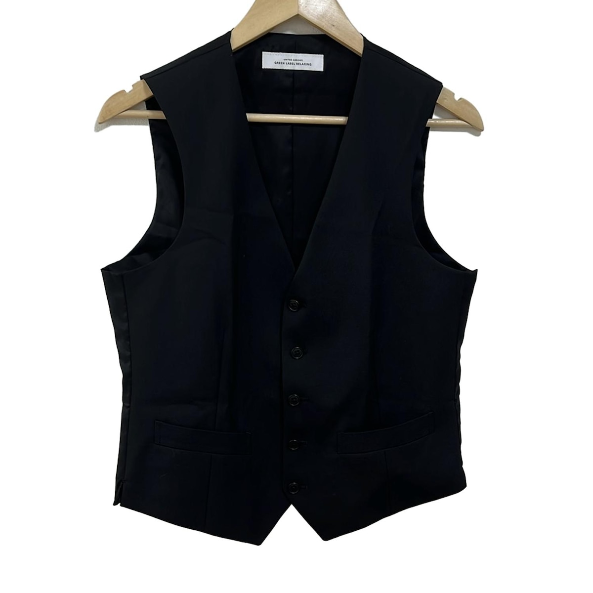グリーンレーベルリラクシング　ツイードフリンジ ポケットベスト　フォーマル green label relaxing（グリーンレーベルリラクシング）の