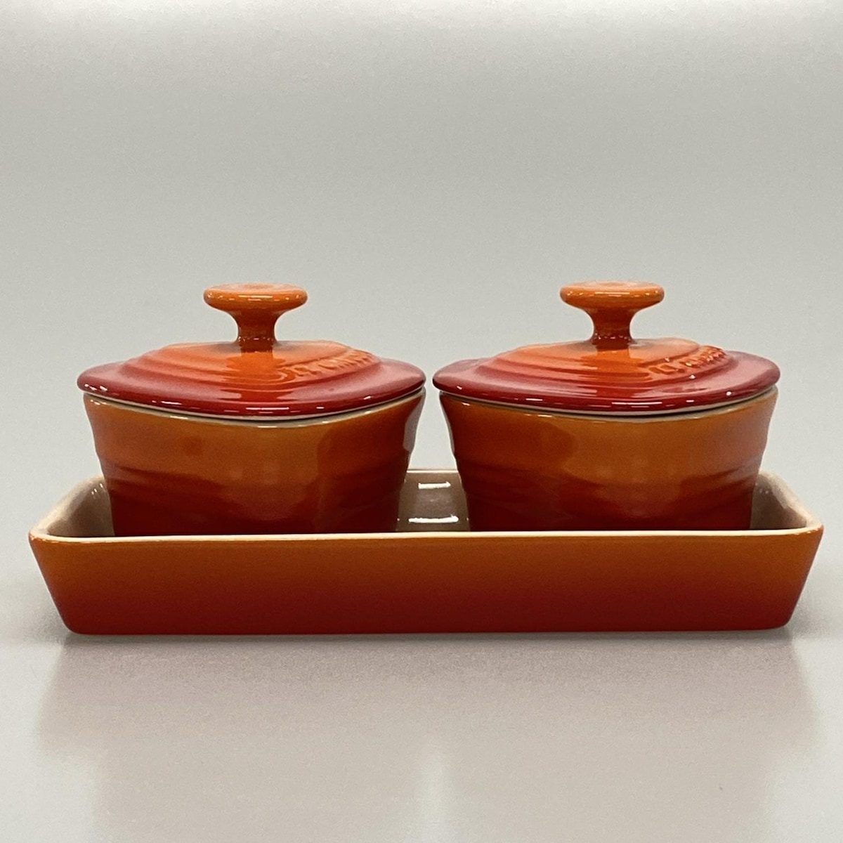 【未使用】ル・クルーゼ　オイル&ビネガー　ボトル LE CREUSET - 未使用 ル・クルーゼ オイル&ビネガー ボトル