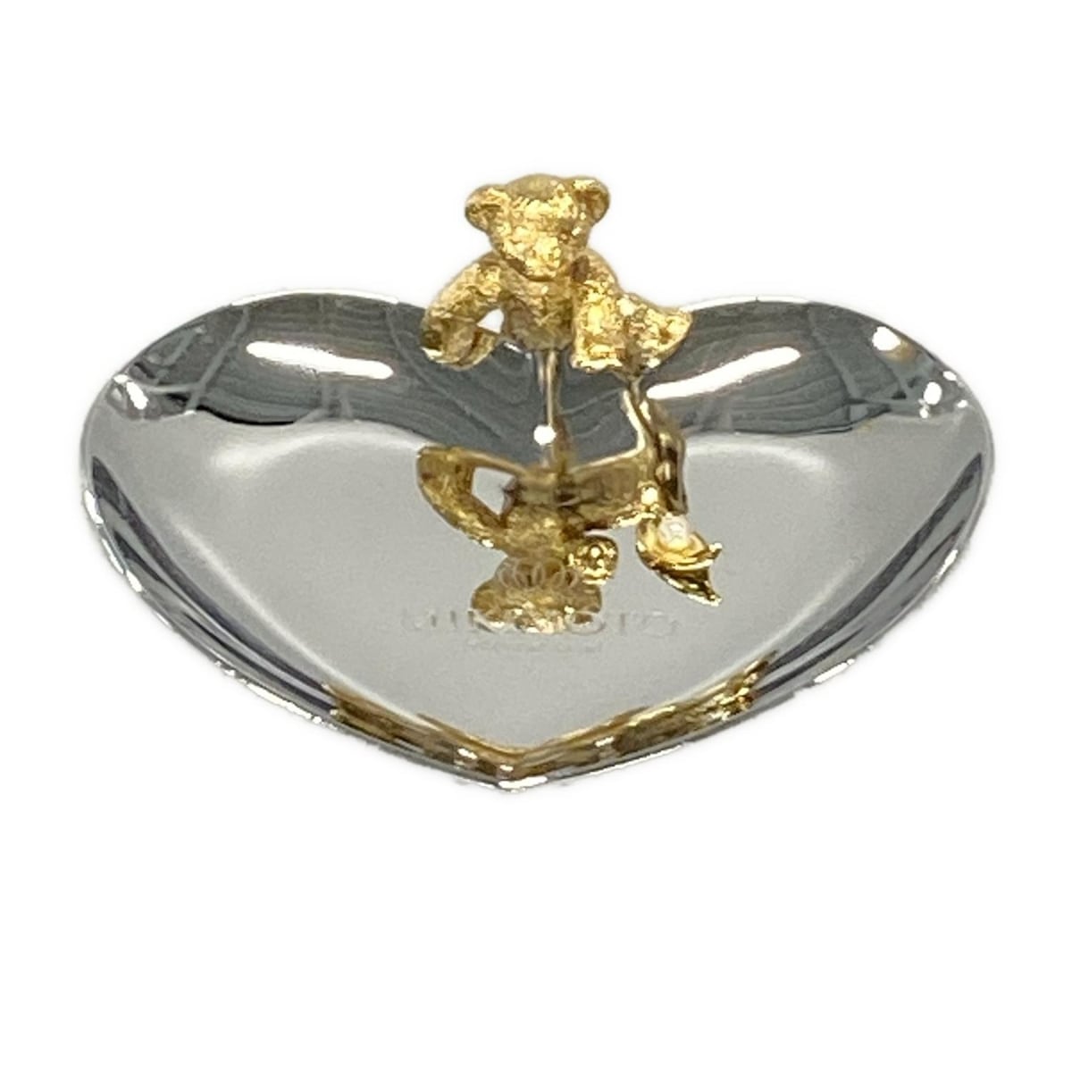 新品　MIKIMOTO　ジュエリートレイ　シーソーベア真珠付き　クマ ミキモト ジュエリー トレイ シーソー ベア くま クマ 真珠