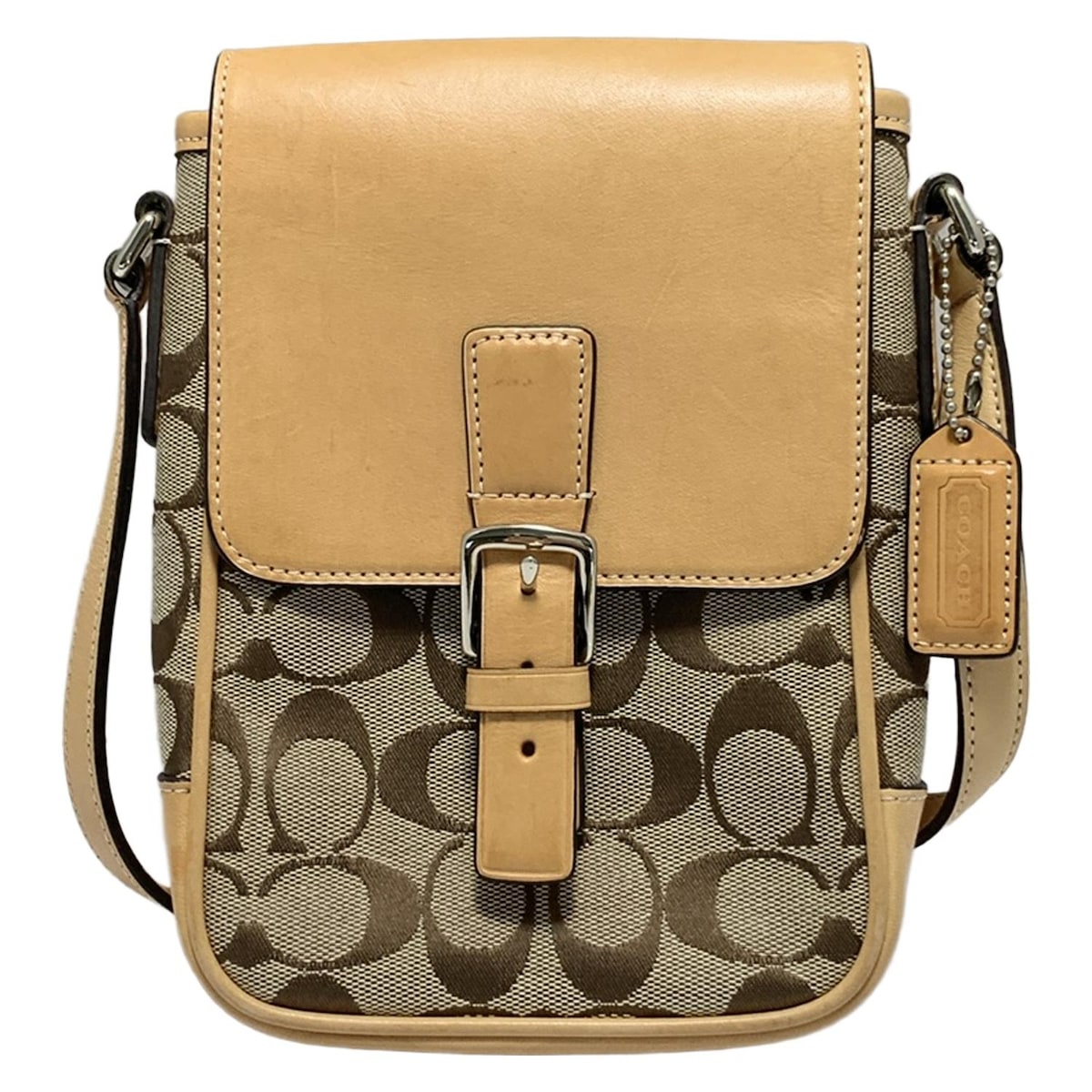 楽天市場】【中古】COACH ショルダーバッグ シグネチャー