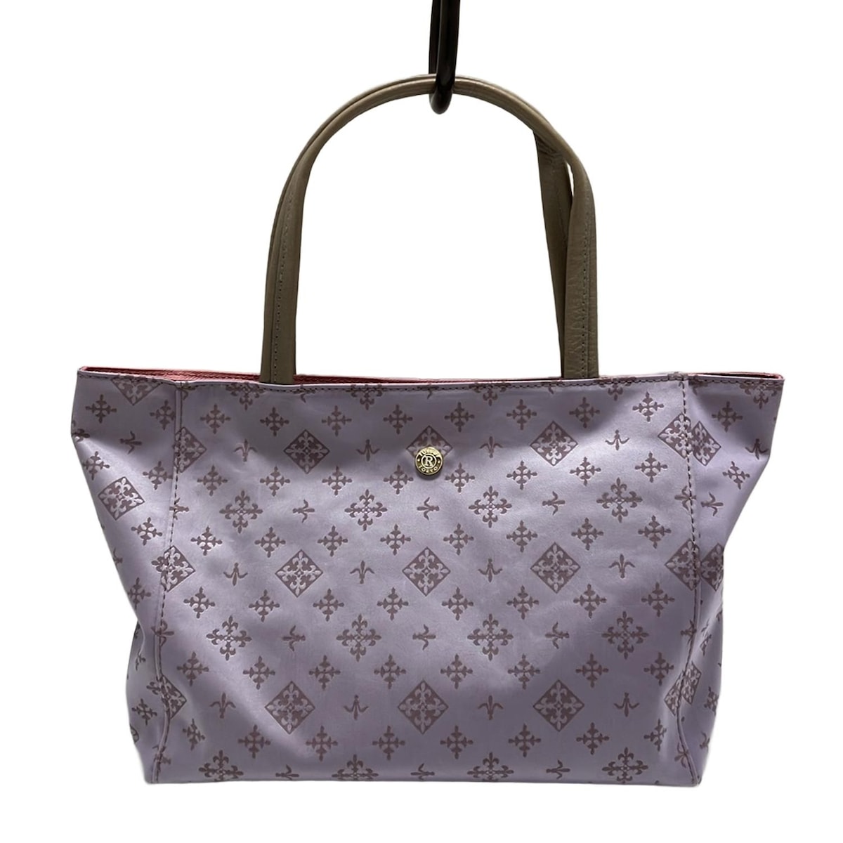 【極美品】russet ラシット ナイロン トートバッグ 極美品】russet ラシット トートバッグ モノグラム ナイロン1017