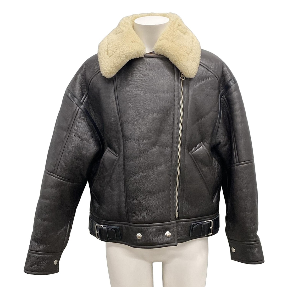 楽天市場】【中古】ACNE STUDIOSレザーシアリングジャケット FN