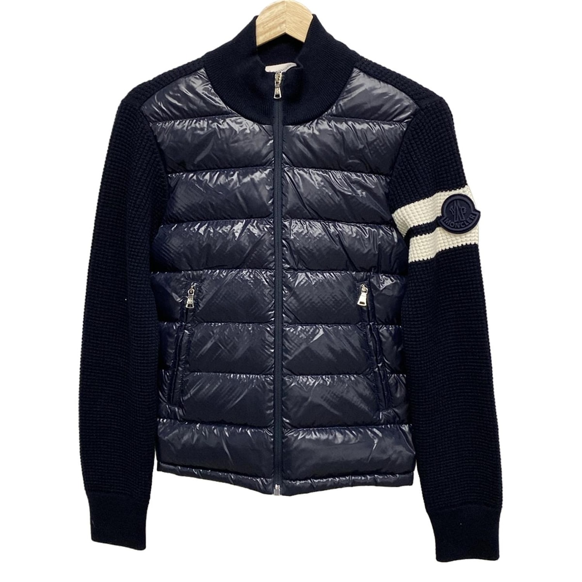 楽天市場】【中古】MONCLER ハイブリッドカーディガンジャケット