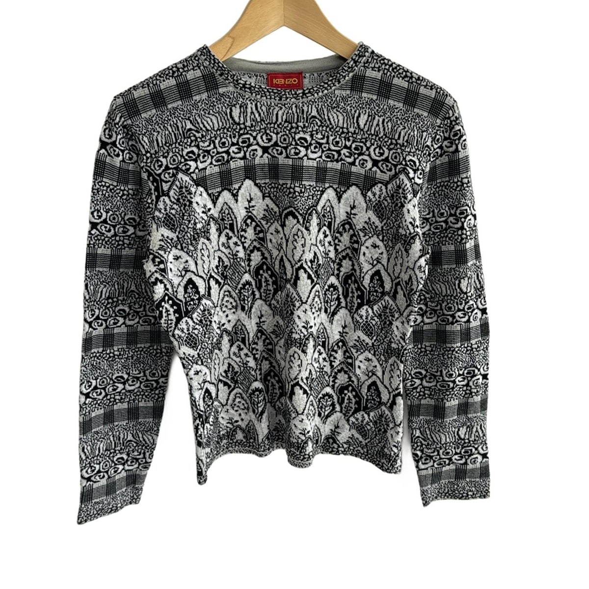 楽天市場】【中古】KENZO Kingyo embroidered jumper FD65PU4343BI