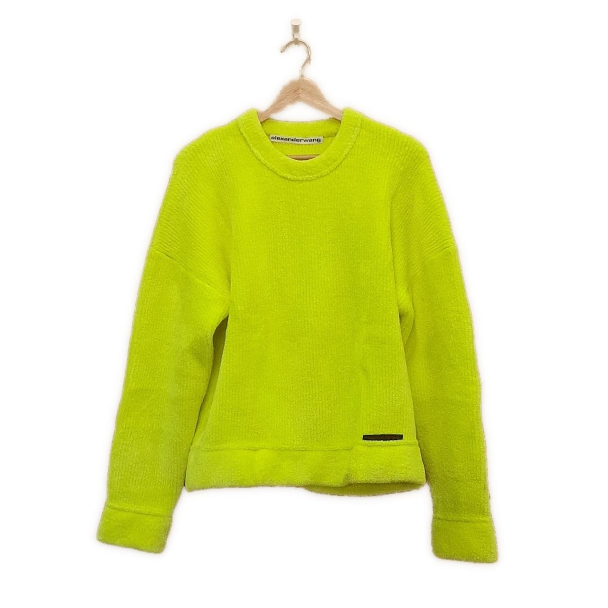 アレキサンダーワン　ボディコンニット モックネック tシャツドレス　XS アレキサンダーワン ボディコンニット モックネック tシャツ