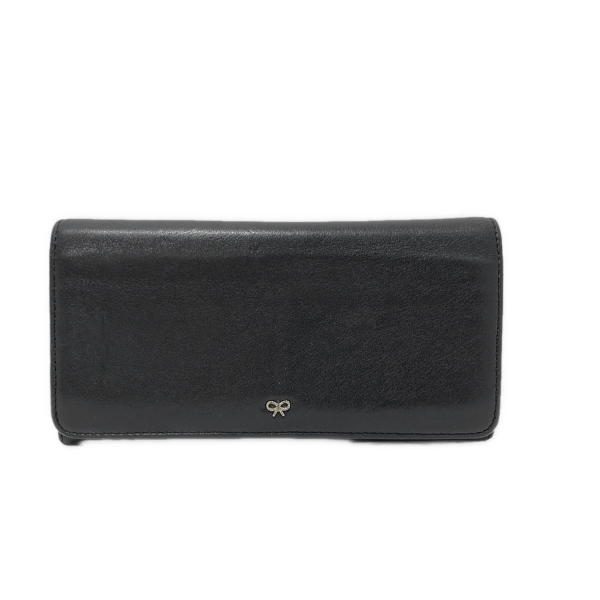 Anya hindmarch アニヤハインドマーチ 長財布 ブラック eyes ANYA HINDMARCH アニヤハインドマーチ レディース 長財布