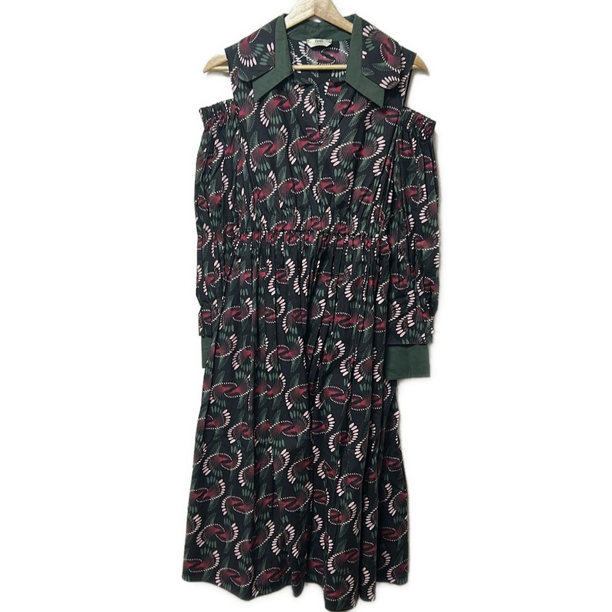 楽天市場】【中古】FENDI ズッカ総柄ワンピース FZD765 A7UB
