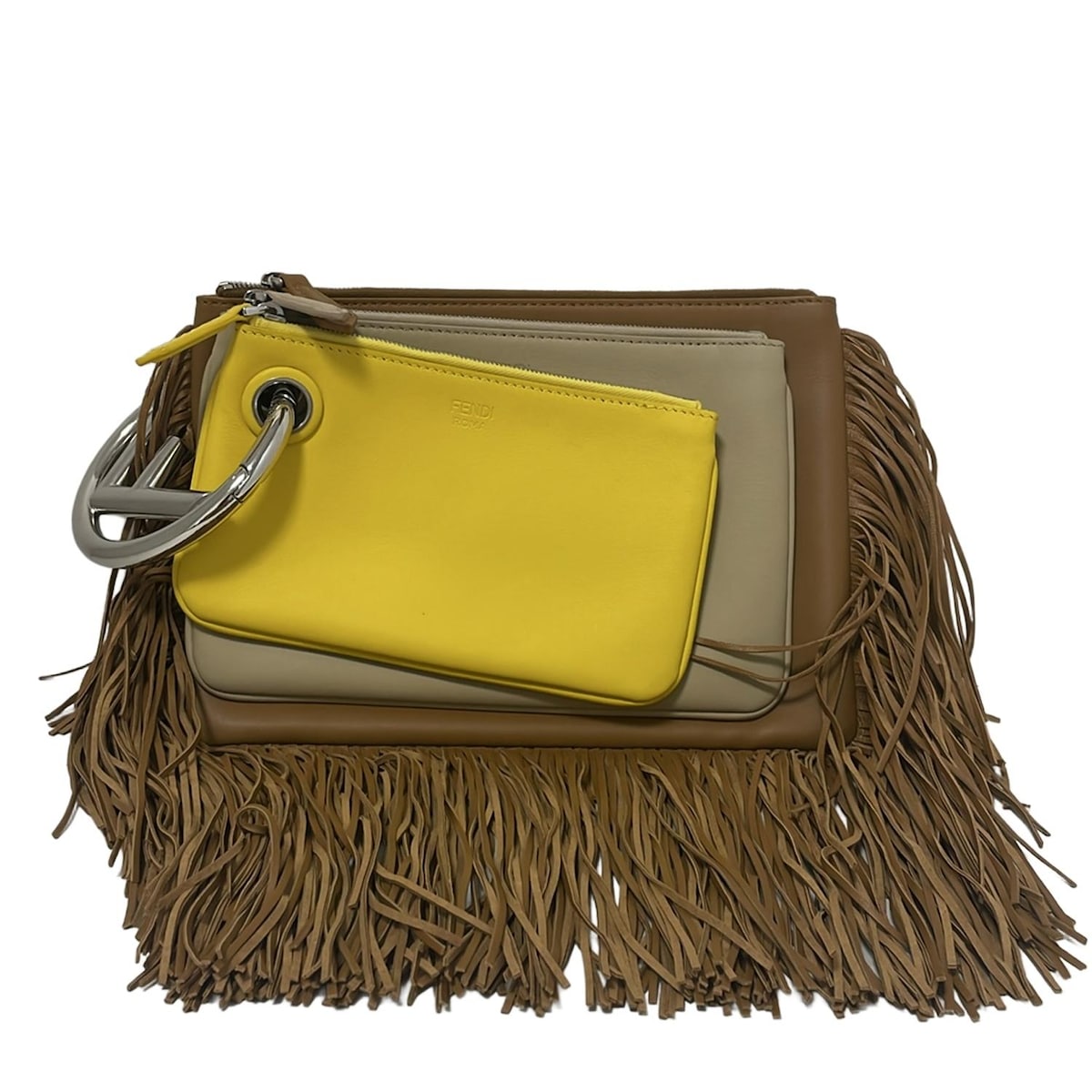 【蘭丸】【新品未使用】フェンディ モンスター ポーチ ブラック FENDI フェンディ FENDI ポーチ バッグバグズ モンスター 黒 ブラック