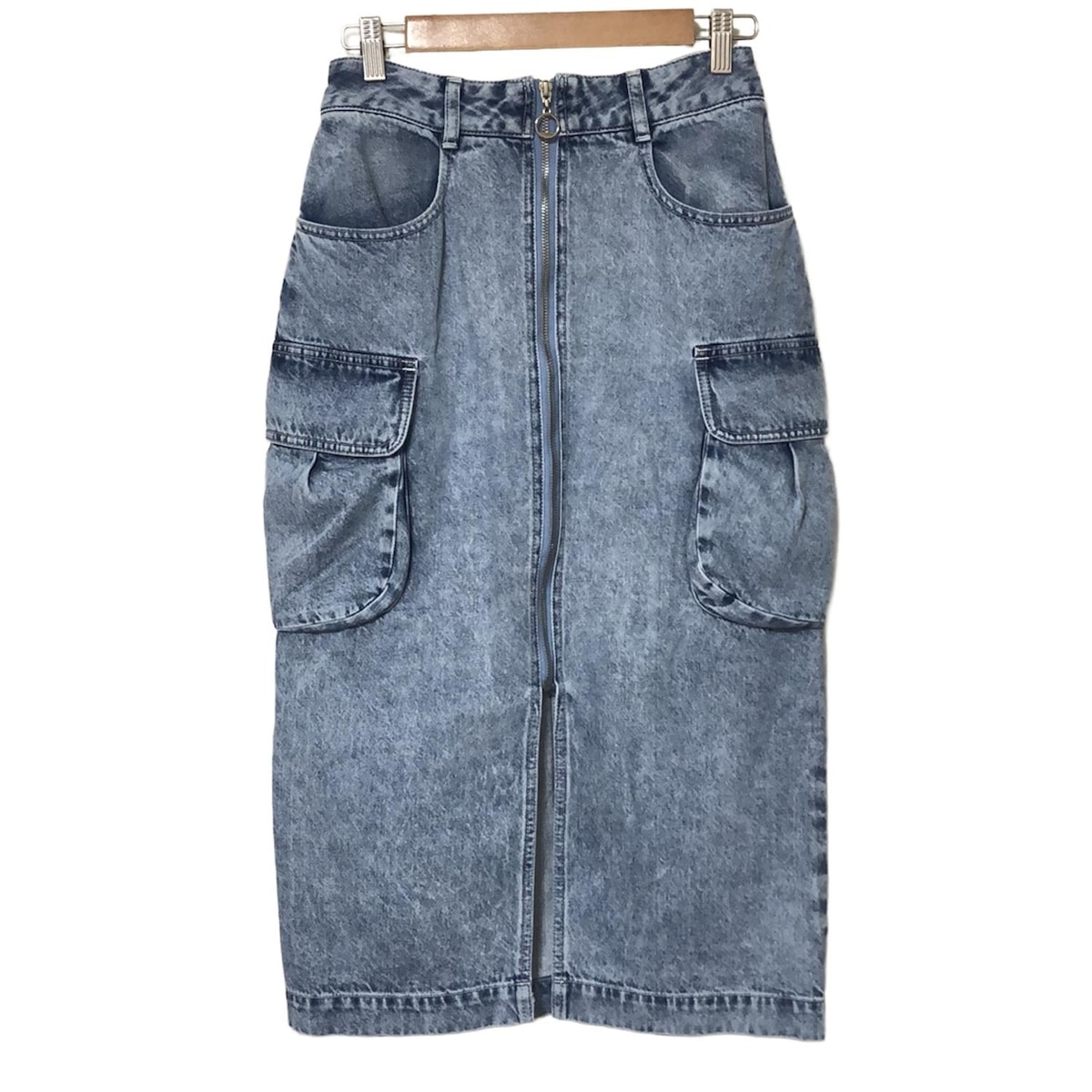 楽天市場】【中古】GRANCY Fringedesign Denim Skirt デニム