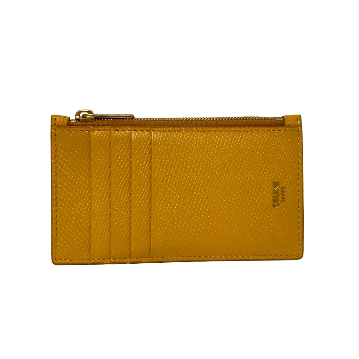 CELINE セリーヌ マカダム柄 トリオンフ コインケース キーリング CELINE【入手困難】CUIR TRIOMPHEキーリング付☆Coin&Cardケース