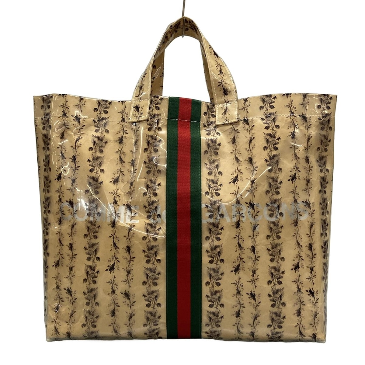 Gucci✖️COMME des GARÇONS トートバッグ ベージュ 楽天市場】グッチ × コムデギャルソン シェリーライン ビニール