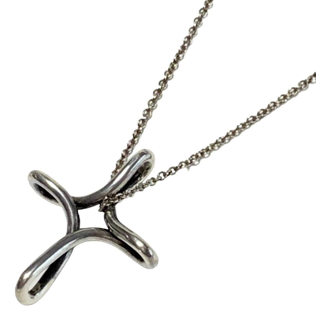 Tiffany&Co. ティファニー オープンクロス ネックレス シルバー925 ティファニー オープンクロス ネックレス TIFFANY & Co