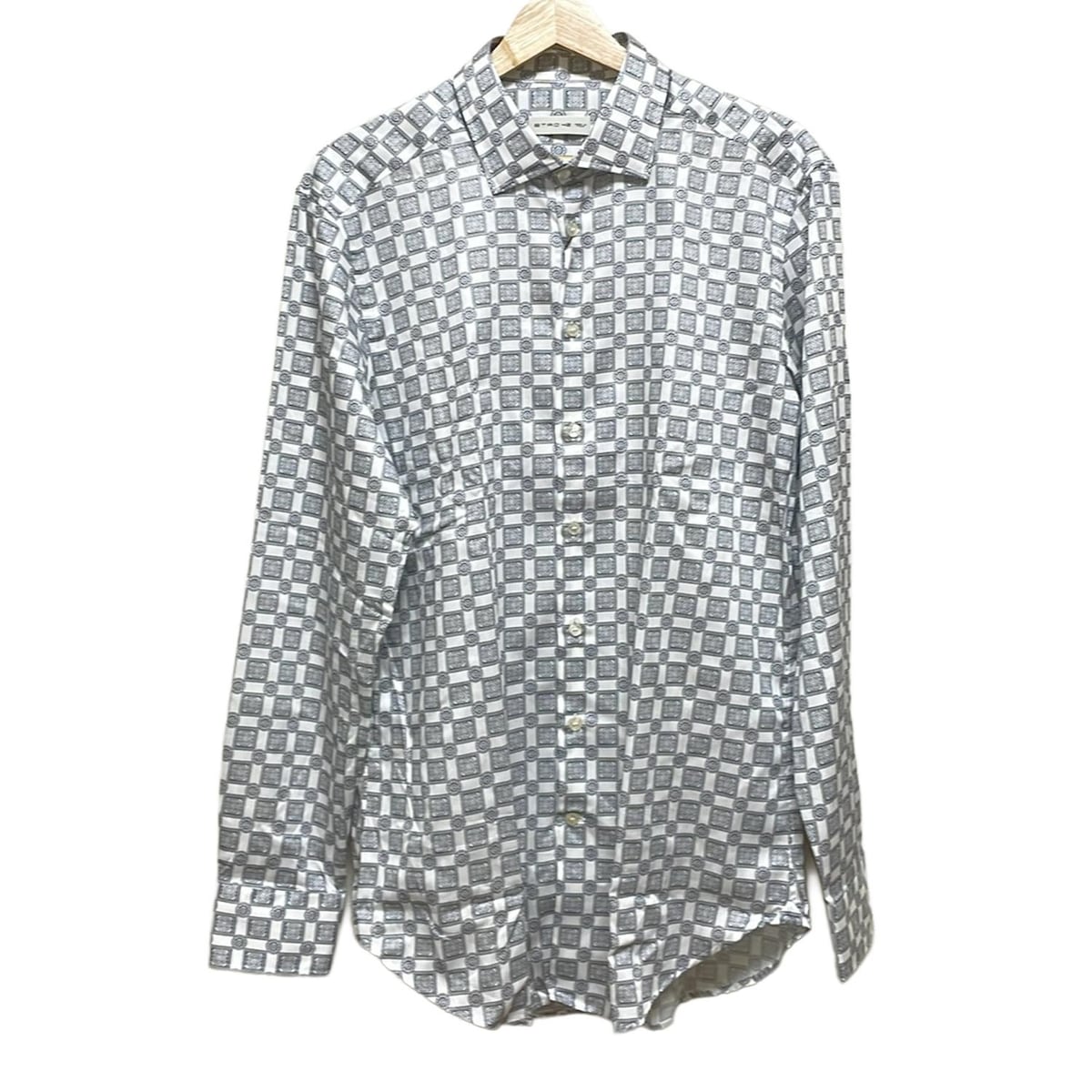 楽天市場】【中古】 ETRO （エトロ）花柄 シャツ 総柄 ｼｬﾂ