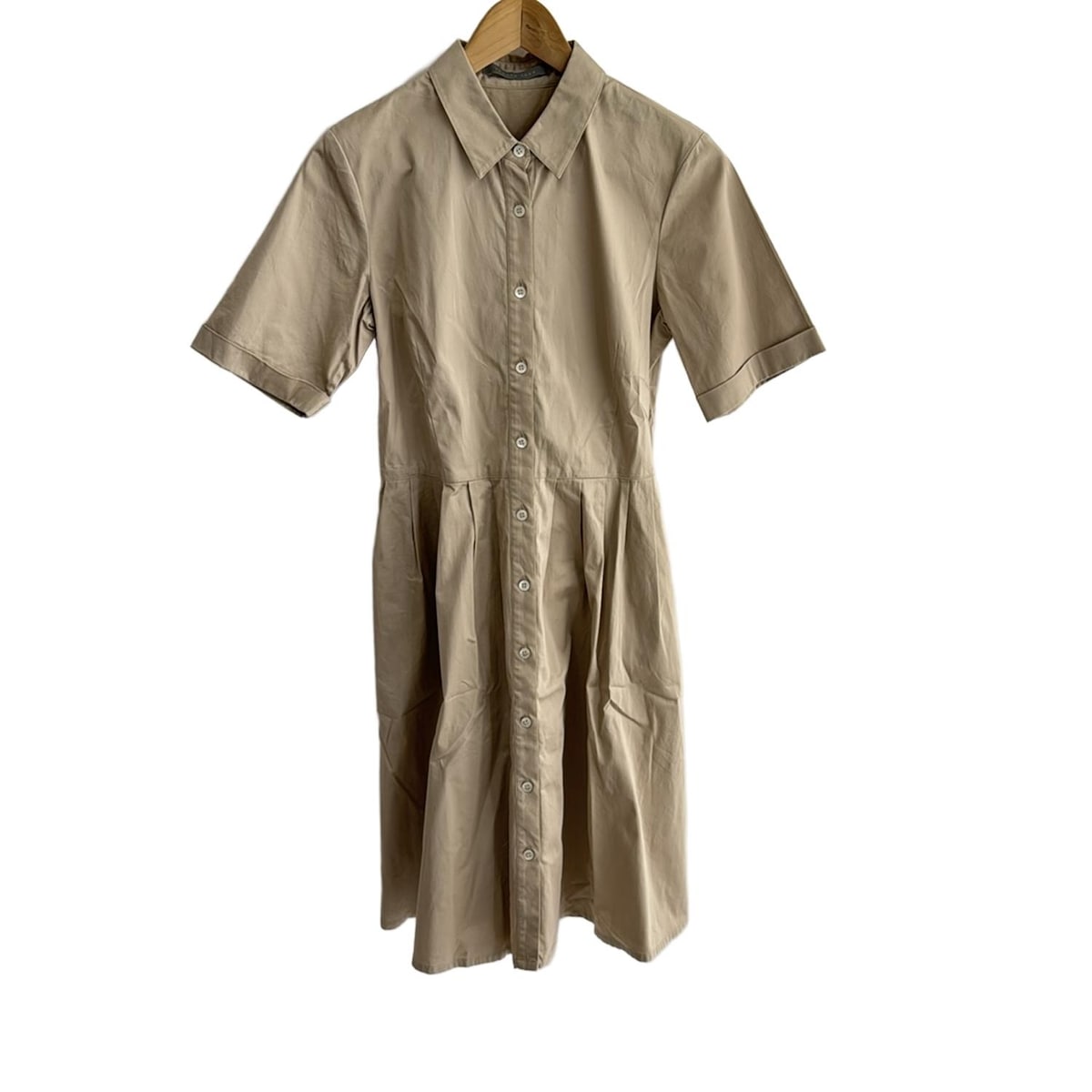 theory luxe ベージュ シャツワンピース 新品 38 theory luxe /レディースファッション｜WonderREX