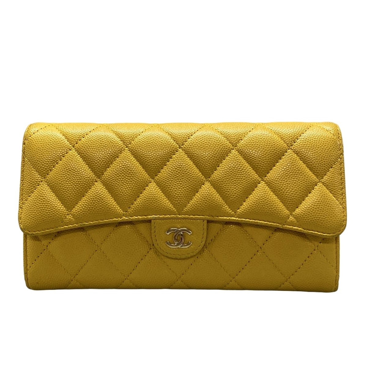 楽天市場】CHANEL(シャネル) マトラッセ 長財布 黄色 イエロー