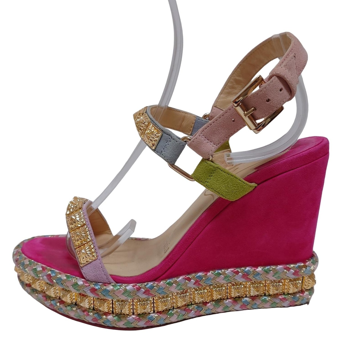 ルブタン　マドモニカ　サンダル　Christian Louboutin 新品そっくりさん⭐クリスチャンルブタン MADMONICAスタッズ