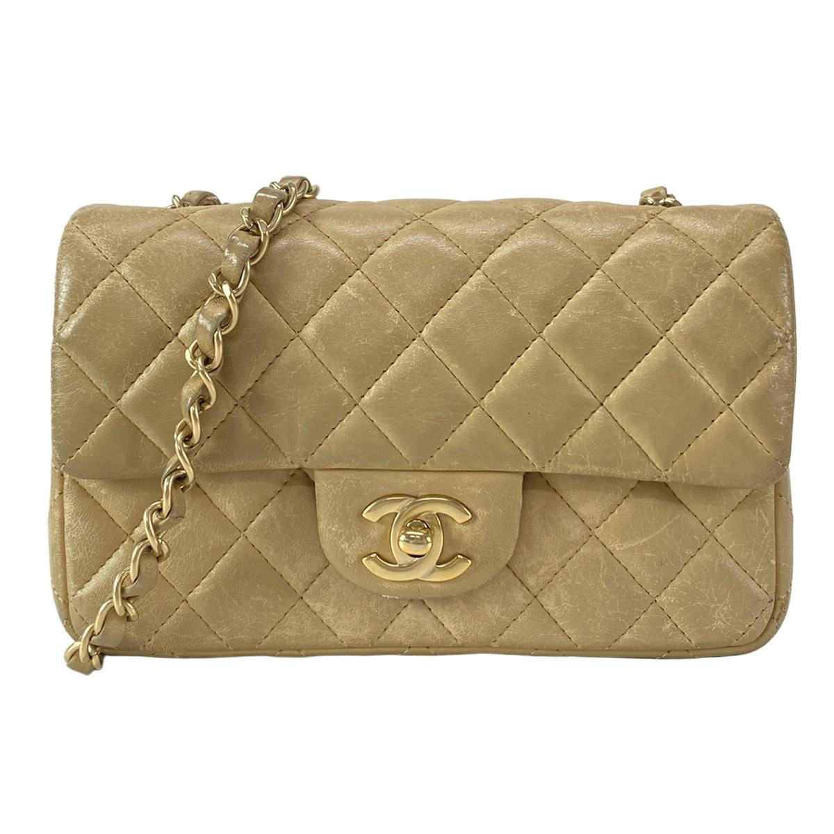 楽天市場】【中古】 美品 シャネル CHANEL ミニ マトラッセ