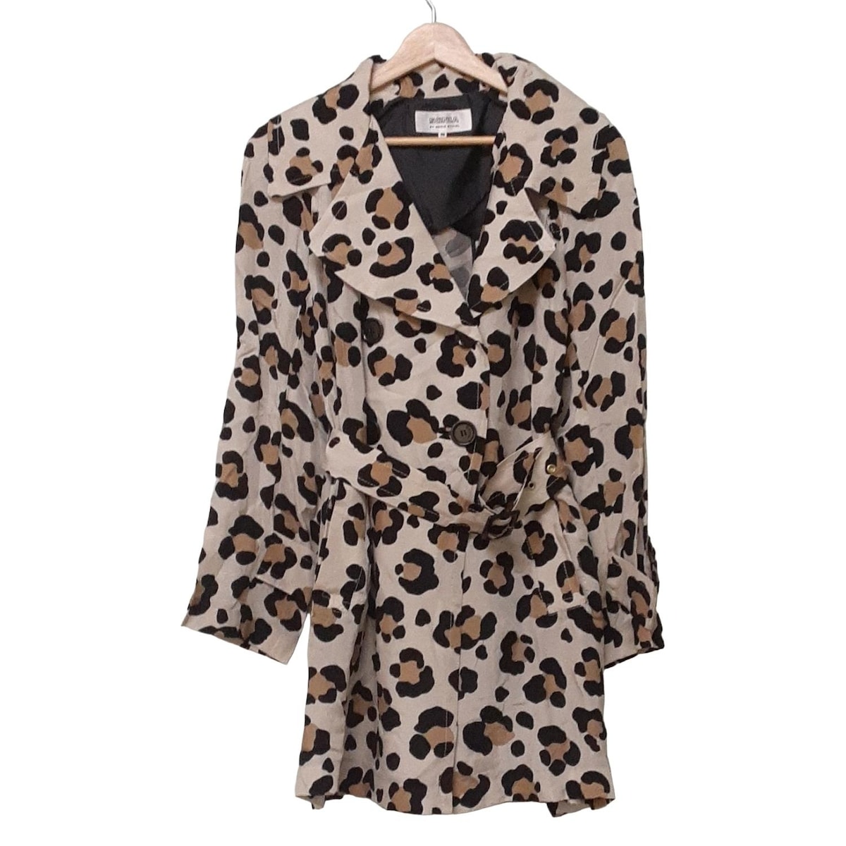 楽天市場】【中古】ORIMIアニマル柄 ナポレオンコート ホワイト