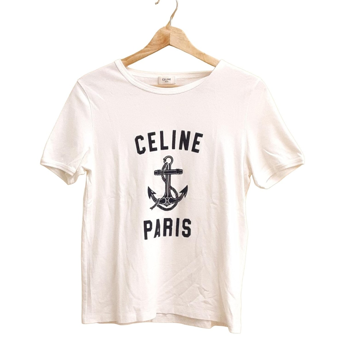 CELINE セリーヌ 半袖　Tシャツ ロゴ ホワイト セリーヌ CELINE CELINE Tシャツ 2X76G671Q 半袖 カットソー
