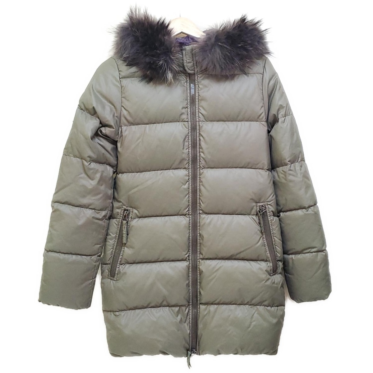 極美品/42♡デュベティカ カッパ ダウンコート ラクーンファー 2way 42