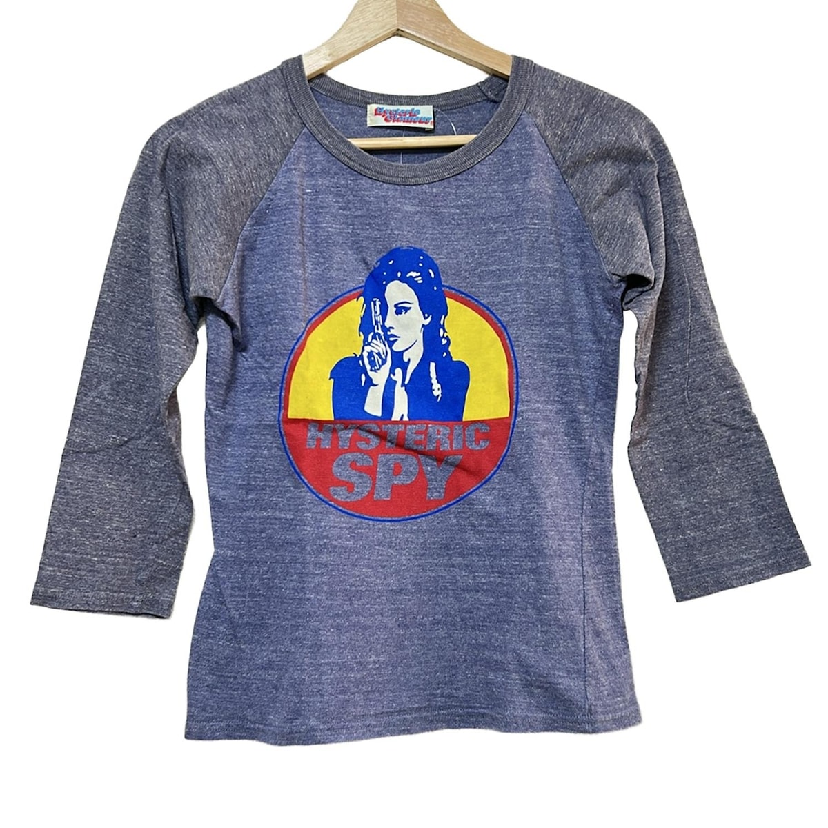 【美品L】HYSTERIC GLAMOUR ヒスガール 長袖Tシャツ ギター HYSTERIC GLAMOUR ヒステリックグラマー ギターガール プリント