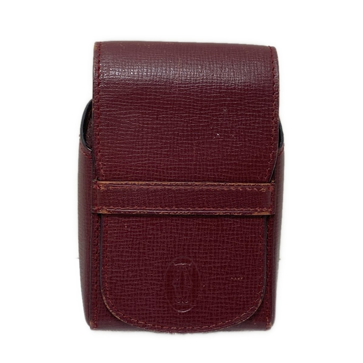 【美品】 Cartier カルティエ シガレットケース　黒　ブラック　レザー 楽天市場】Cartier カルティエ カボション シガレットケース