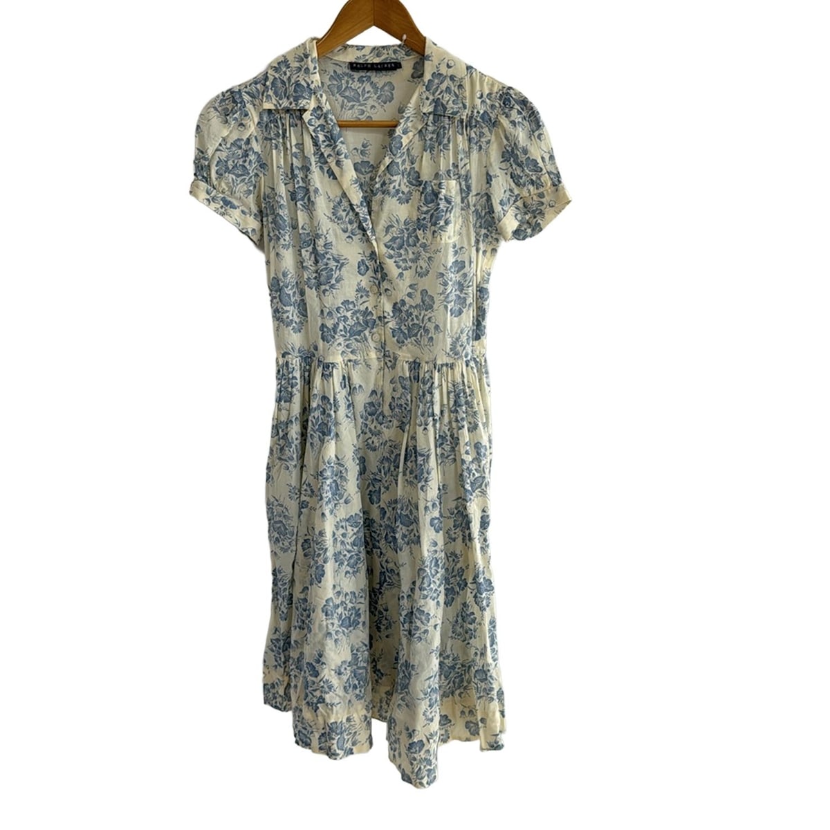 現行QR付✨ポロラルフローレン クレープブロックプリントシャツドレス ワンピース 現行QR付✨ポロラルフローレン クレープブロックプリントシャツ