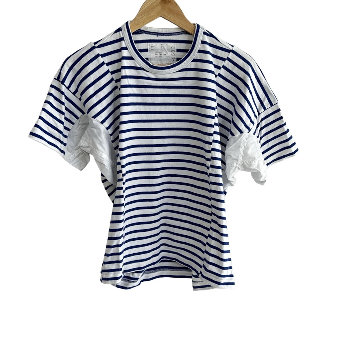 楽天市場】【中古】sacai バックシアー切替チェック柄カットソー