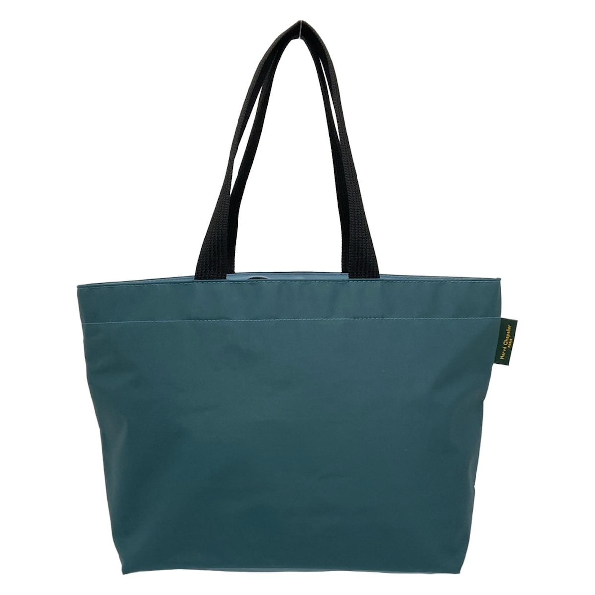 【中古】Herve Chapelier(エルベシャプリエ) ナイロンスクエアショルダーA4L ショルダーバッグ Nライン ブルーグリーン