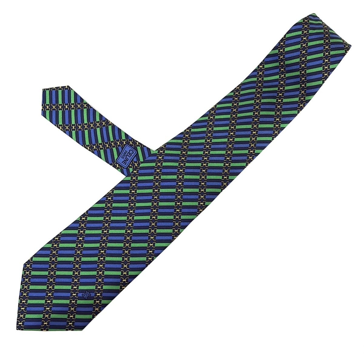 楽天市場】CELINE セリーヌ ネクタイ 2AV00986S.38BL トリオンフ