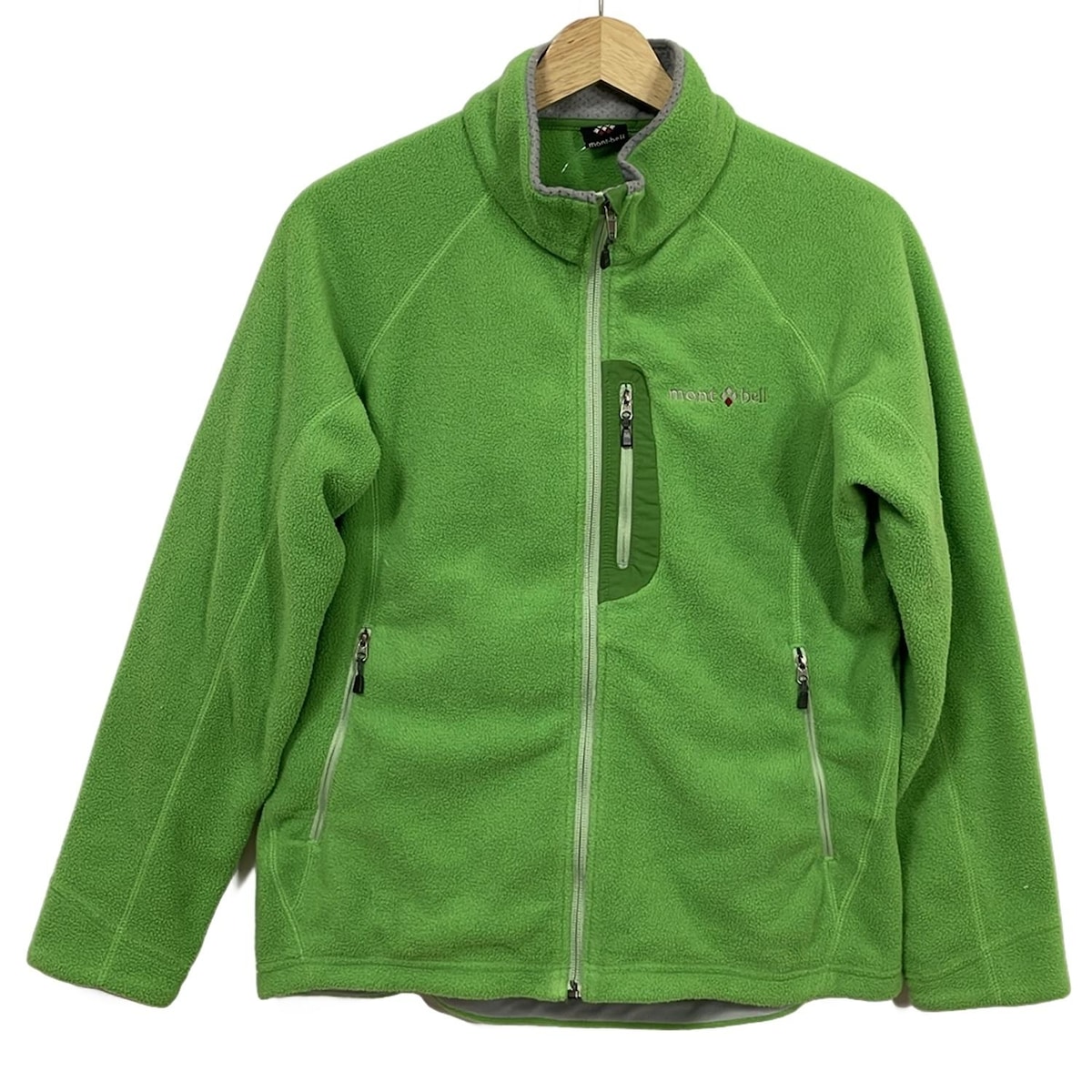【楽天市場】【中古】mont-bell(モンベル) ブルゾン 長袖/フリース/冬 ライトグリーン×グリーン×グレー：ブランディア 楽天市場店