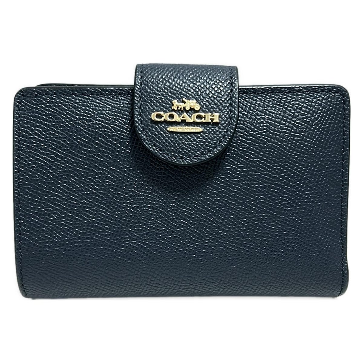 楽天市場】【中古】 美品 コーチ COACH 二つ折り 財布 馬車柄