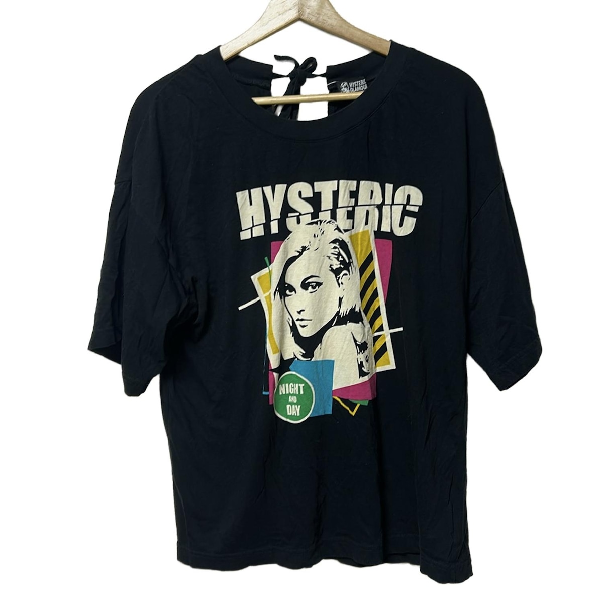 ヒステリックグラマー　ヒスガール　Tシャツ hysteric　L　　新品未使用 HYSTERIC ヒステリックグラマー 半袖Tシャツ リンガー ヒスガール M