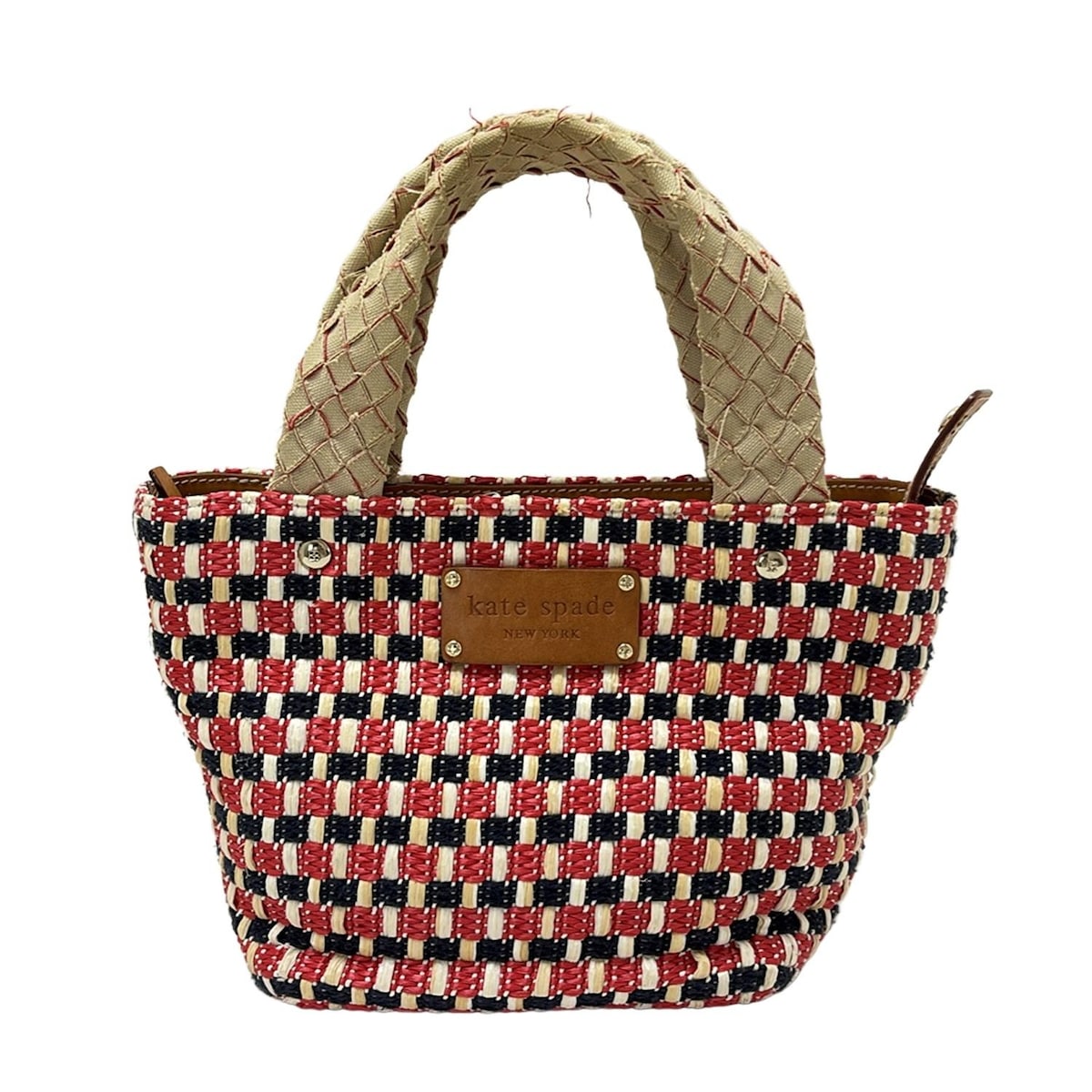 楽天市場】Kate spade カゴバック アルマジロ ナチュラル