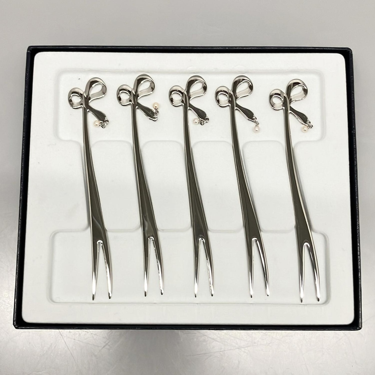 楽天市場】美品 ミキモト MIKIMOTO パール付 スプーン 5本