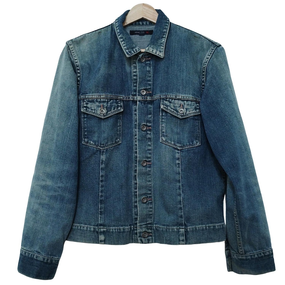 アールバイフォーティーファイブアールピーエム R by45rpm ポンチョ サイズ0 XS ブルー レディース ニット 美品 ジャケット R by45rpm(アールバイフォーティーファイブアールピーエム) ジャケット