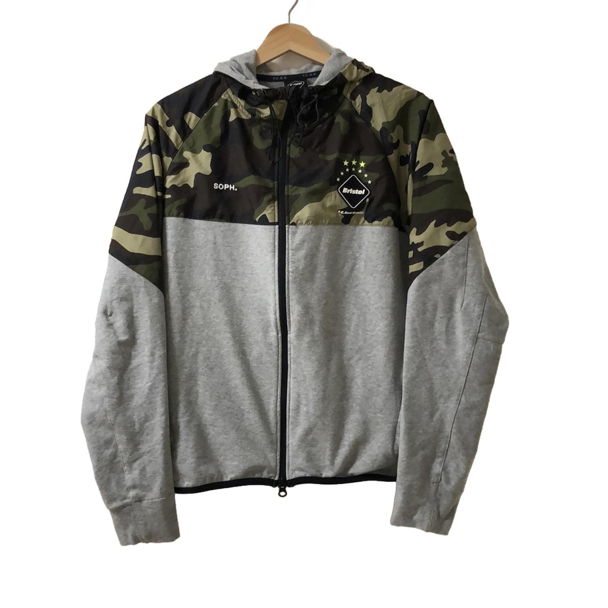 F.C.Real Bristol S ベンチレーションフゥーディー 迷彩 エフシーレアルブリストル F.C.Real Bristol FCRB 22年製 VENTILATION