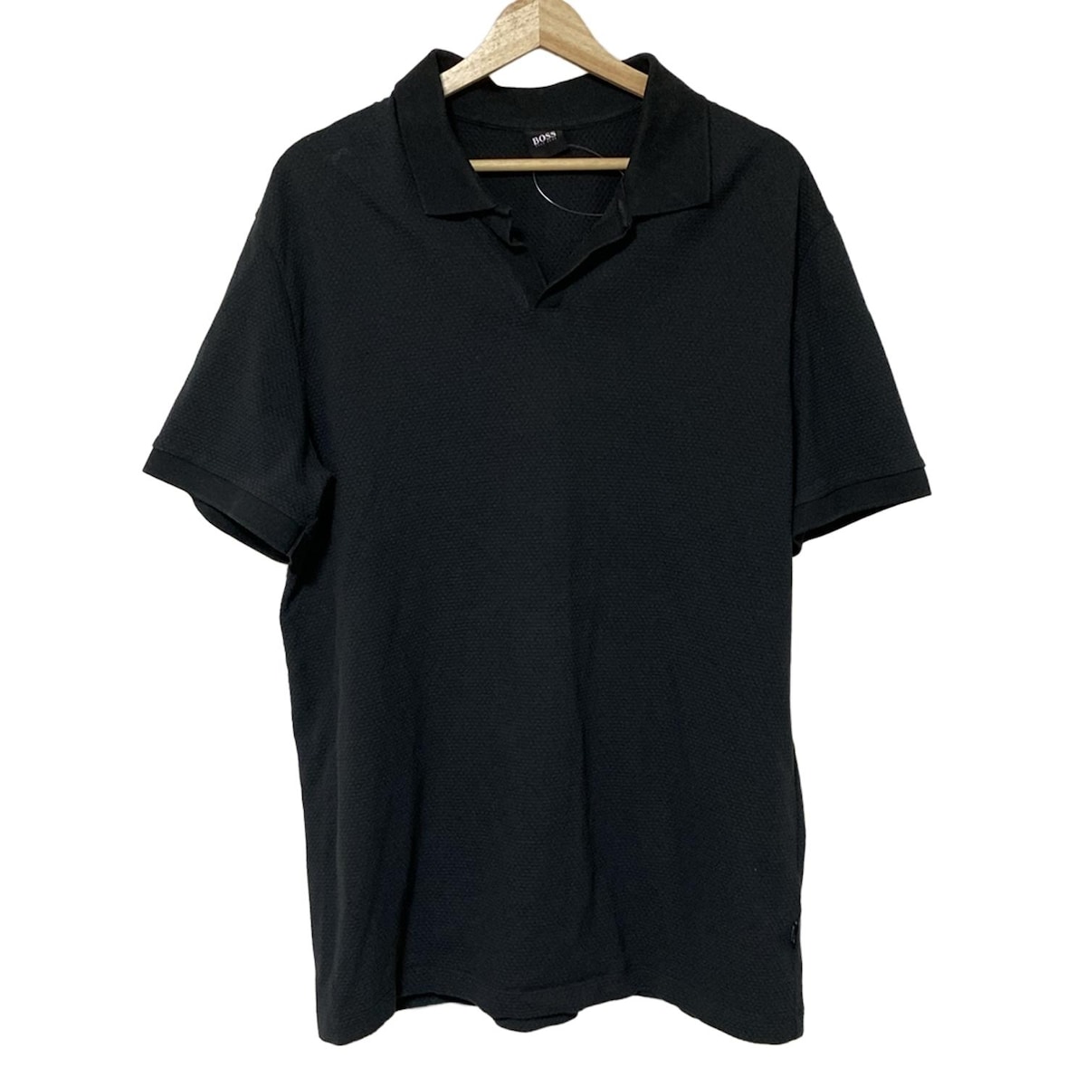 【未使用】HUGO BOSS　ヒューゴ・ボス　ジャガード　メンズ　ポロシャツ HUGO BOSS (ヒューゴボス) ジャガード 半袖 ポロシャツ メンズ