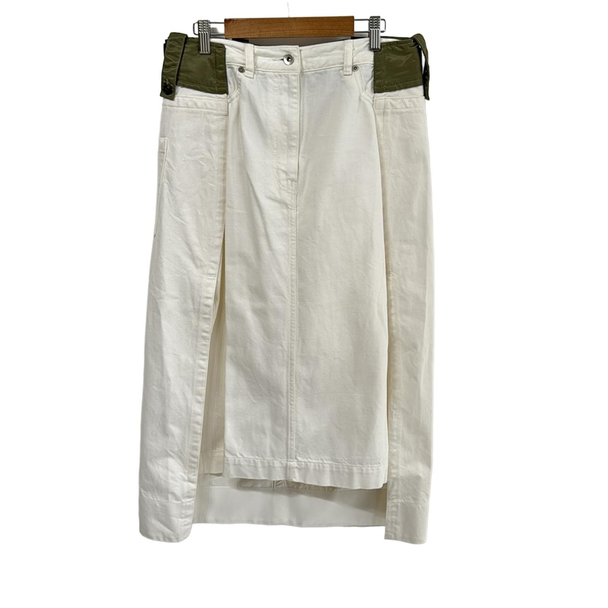 楽天市場】【中古】sacai ナイロンツイルバックプリーツカーゴ