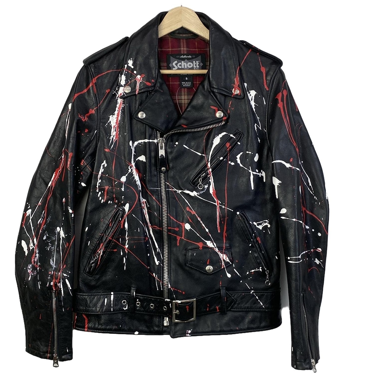 美品 USA製 SCHOTT ATOMIC GARAGE ライダース ジャケット 楽天市場】【Schott×ATOMIC GARAGE】ショット×アトミック