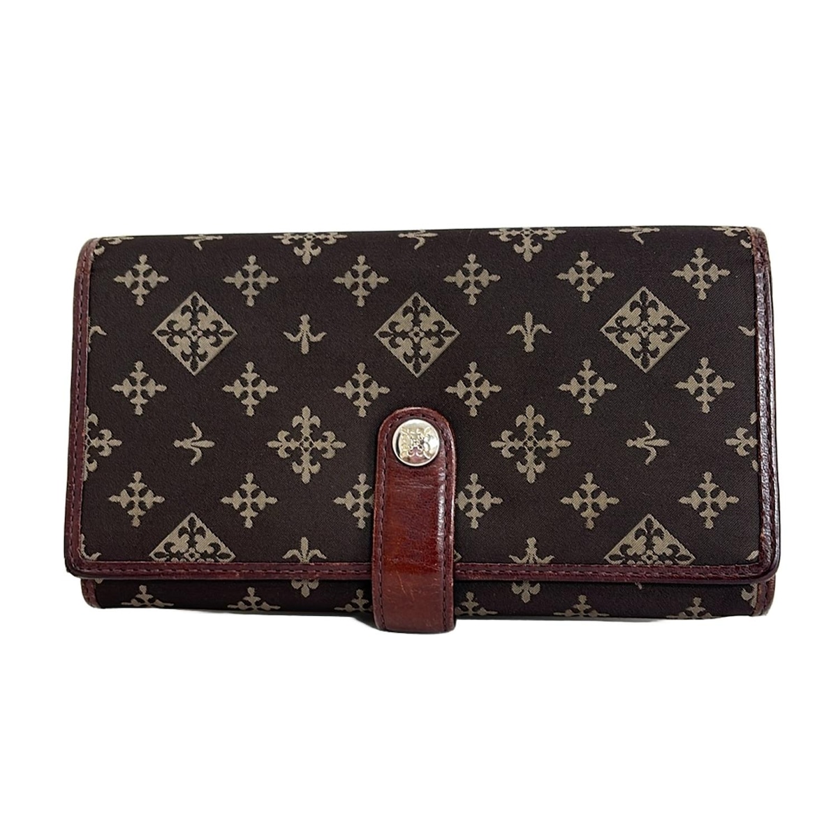 楽天市場】【russet】ラシット 二つ折り ナイロン×カーフ モノグラム柄