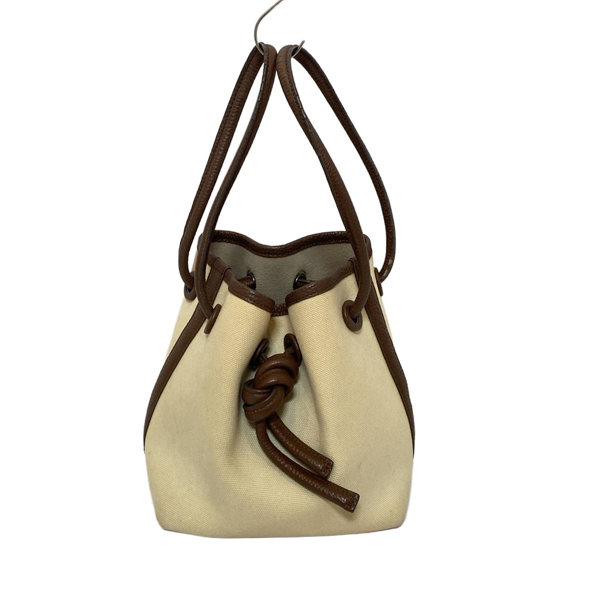 ヴァシック　ボンドミニ　ブラウン レザー 巾着型 ハンドバッグ ヴァジック VASIC ボンド ミニ BOND MINI ハンドバッグ 巾着