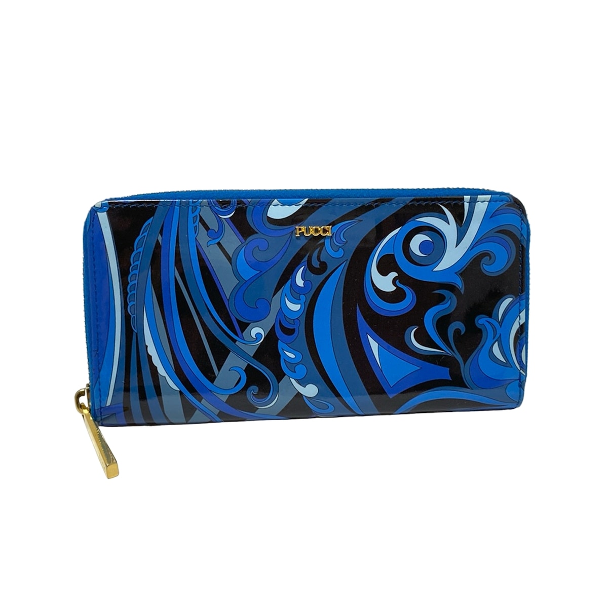 極美品　希少　EMILIO PUCCI ラウンドファスナー長財布　マルチカラー 極美品 希少 EMILIO PUCCI ラウンドファスナー長財布 マルチカラー